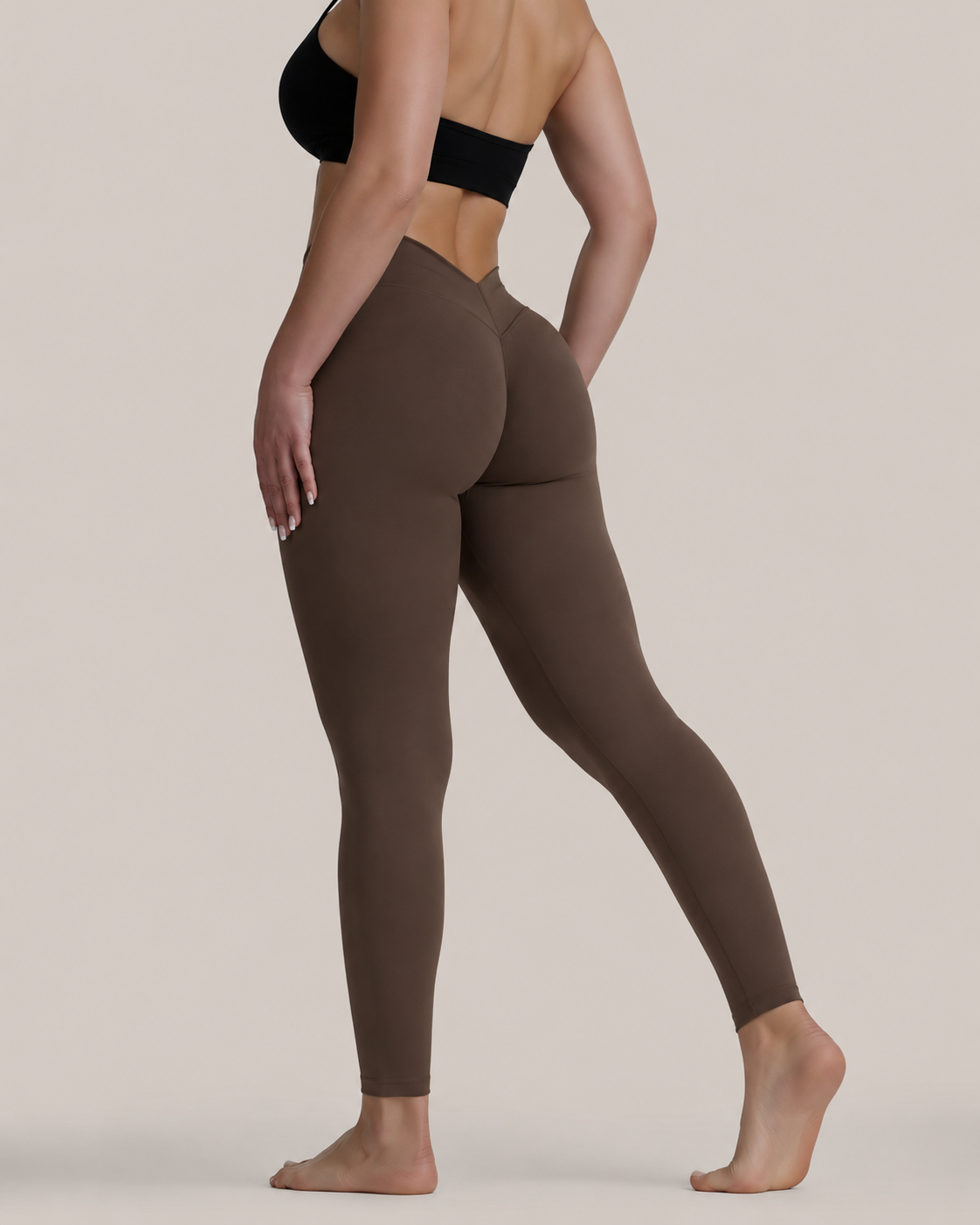 Contour Leggings — Brown