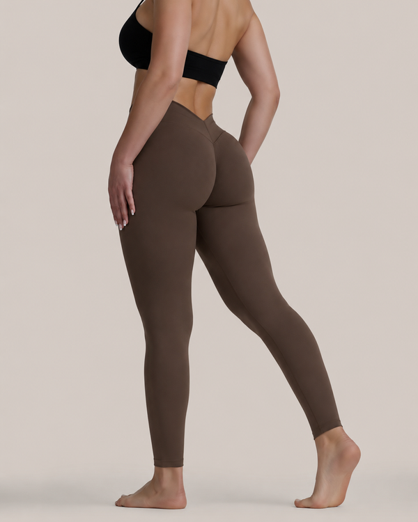 Contour Leggings — Brown