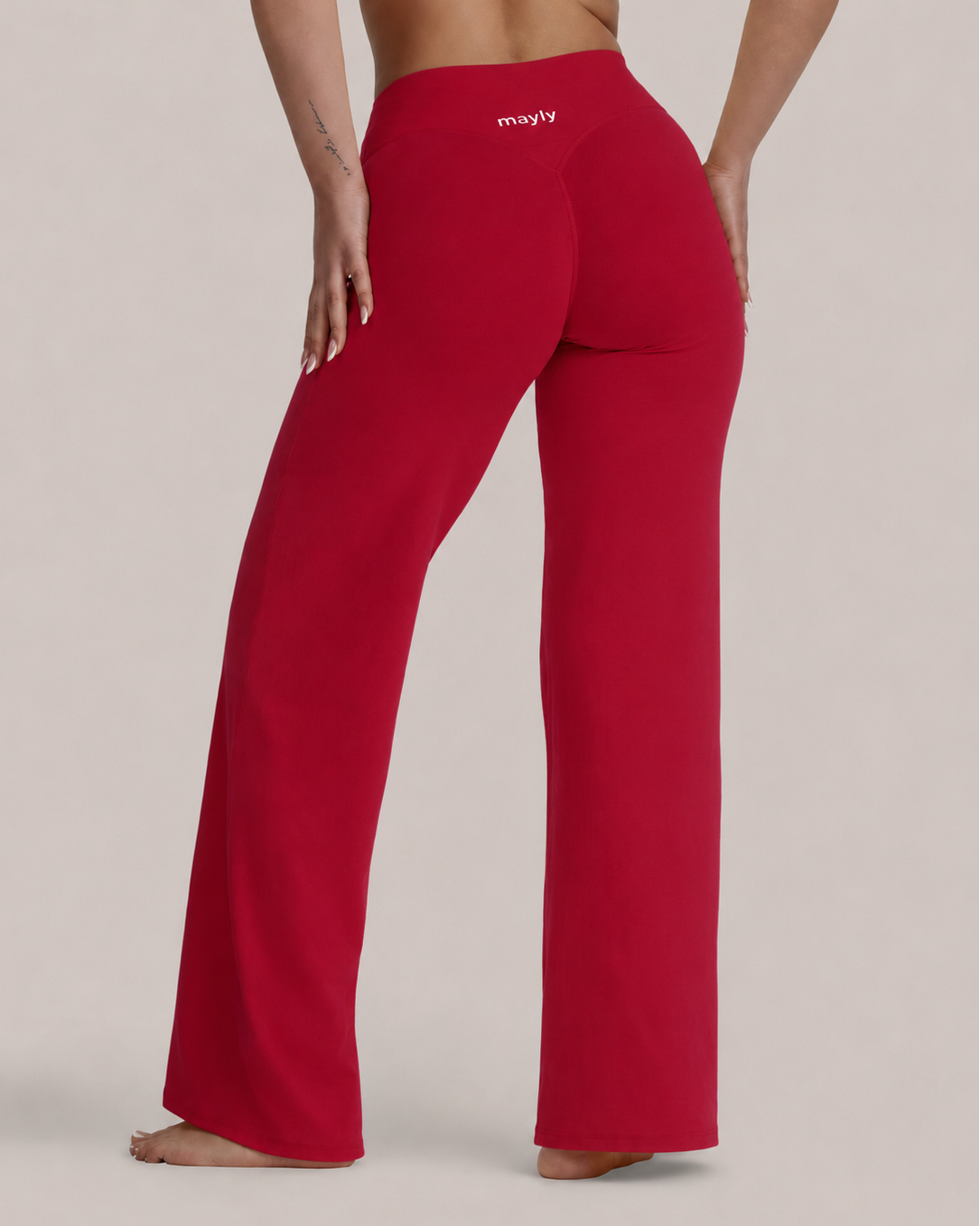 Yly Leg Bottoms — Red