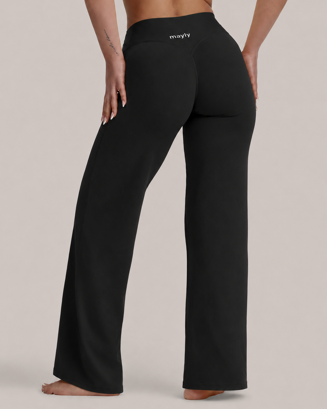 Yly Leg Bottoms — Black