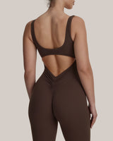 Jumpsuit Bernis — Espresso