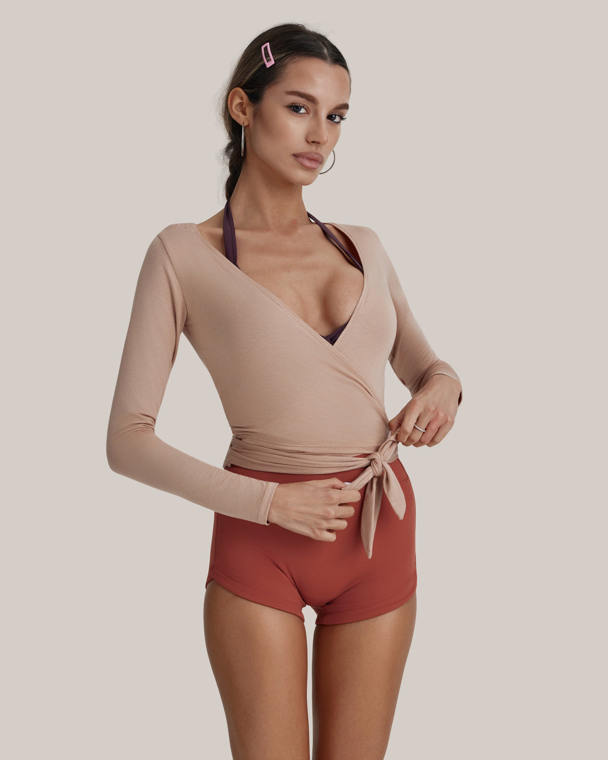 Marbenzo Cardigan — Taupe