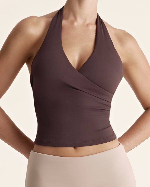 Avril Top — Dark Brown